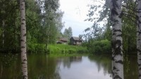 Деревянные дома музея зодчества в Костроме