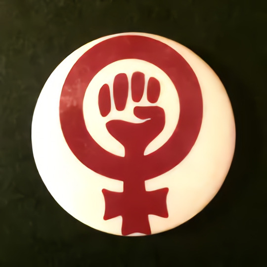 символ феминизма: зеркало Венеры с кулаком внутри